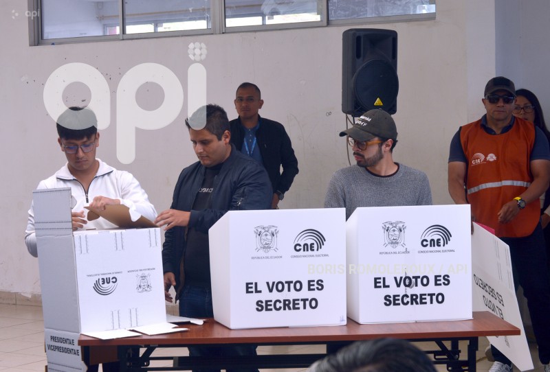 CUENCA-SIMULACRO-ELECCIONES-SEGUNDA VUELTA