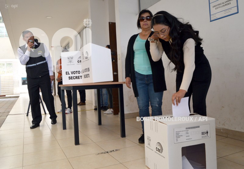 CUENCA-SIMULACRO-ELECCIONES-SEGUNDA VUELTA