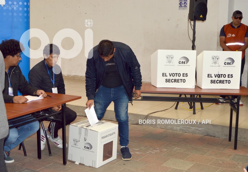 CUENCA-SIMULACRO-ELECCIONES-SEGUNDA VUELTA