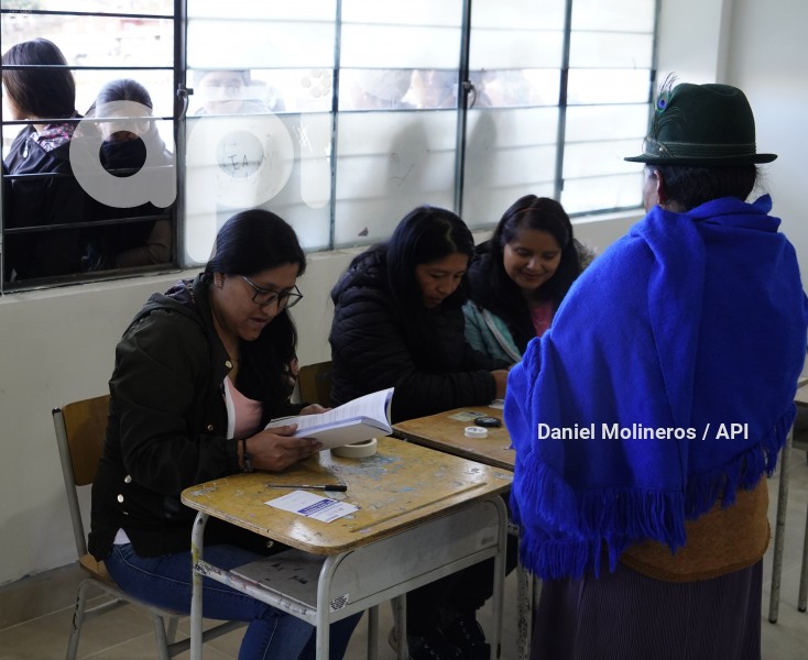 ELECCIONES INICIO VOTACIONES CANGAHUA