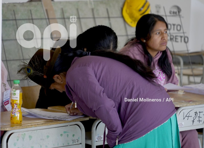 ELECCIONES INICIO VOTACIONES CANGAHUA