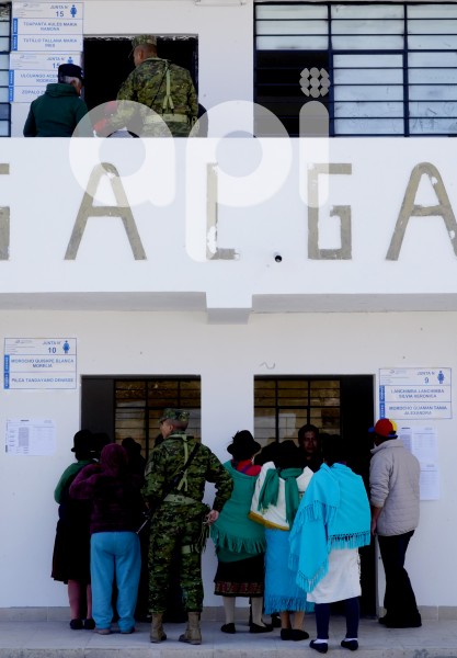 ELECCIONES INICIO VOTACIONES CANGAHUA