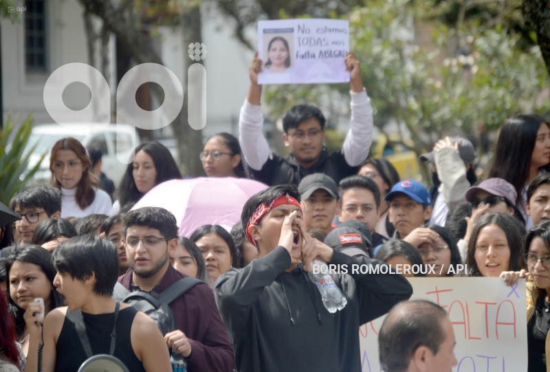 CUENCA-MARCHA Y PLANTON POR ABIGAL