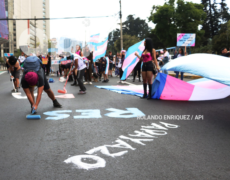MARCHA POR LOS DERECHOS TRANSGENERO
