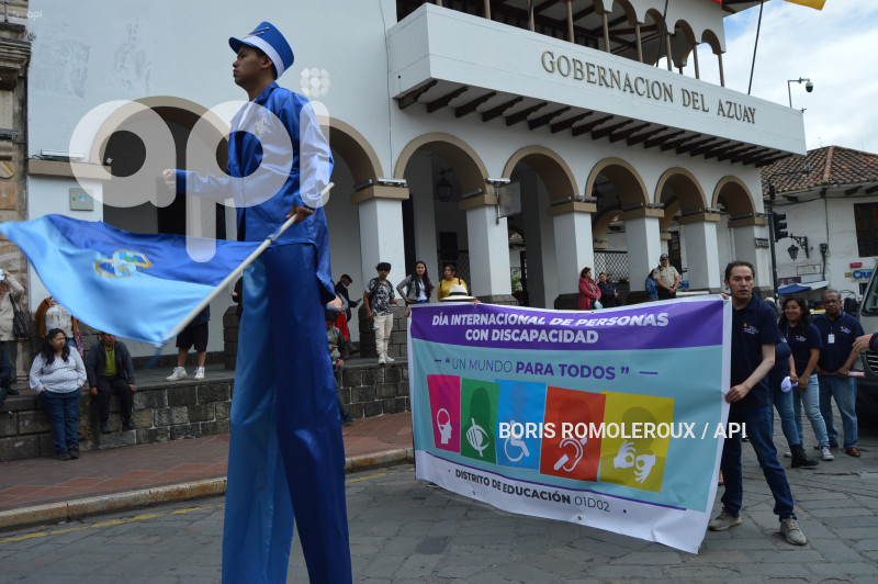 CUENCA-DESFILE POR DIA INTERNACIONAL PERSONAS CON DISCAPACIDAD