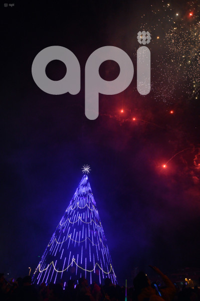 CUENCA-ENCENDIDO ARBOL DE NAVIDAD