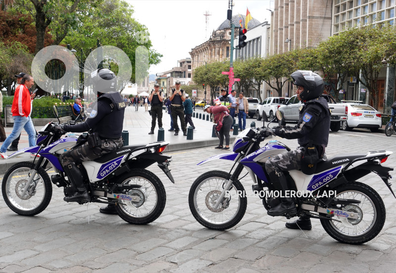 CUENCA-SEGURIDAD ENTREGA PATRULLEROS-MOTOS