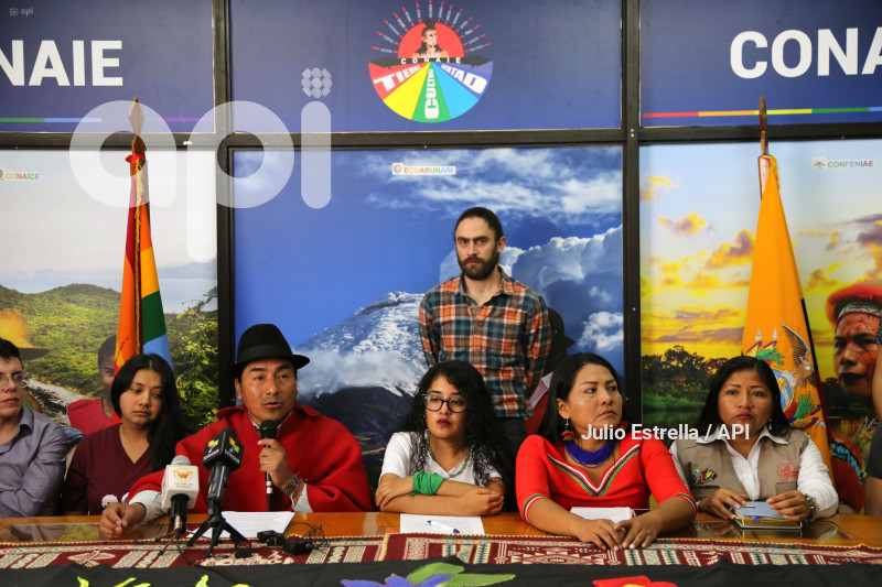 POL RUEDA DE PRENSA CONAIE YASUNI
