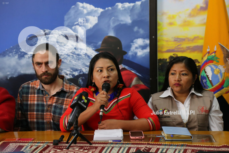 POL RUEDA DE PRENSA CONAIE YASUNI
