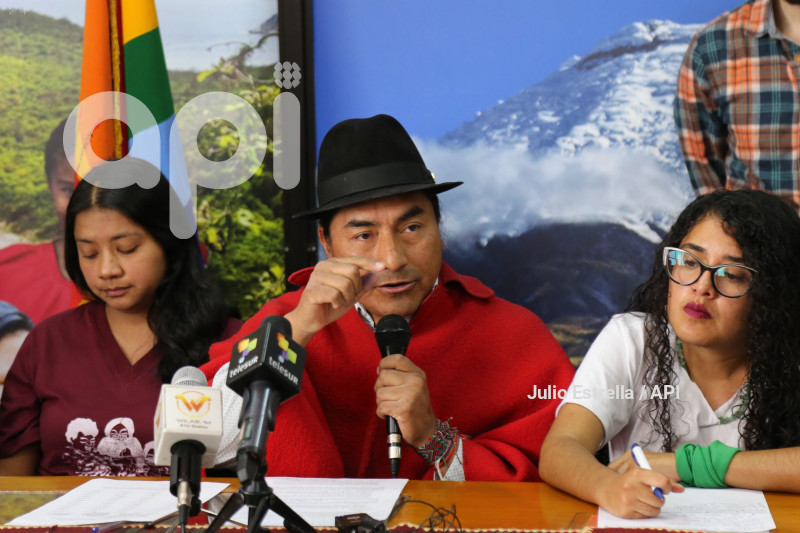 POL RUEDA DE PRENSA CONAIE YASUNI