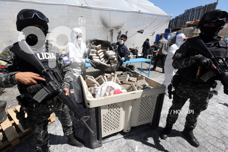 ENCAPSULAMIENTO Y DESTRUCCIÓN DE DROGA INCAUTADA