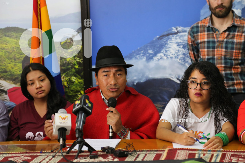 POL RUEDA DE PRENSA CONAIE YASUNI