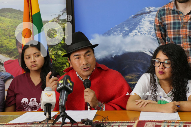 POL RUEDA DE PRENSA CONAIE YASUNI