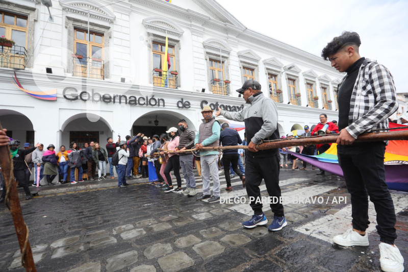 LATACUNGA MARCHA INSEGURIDAD