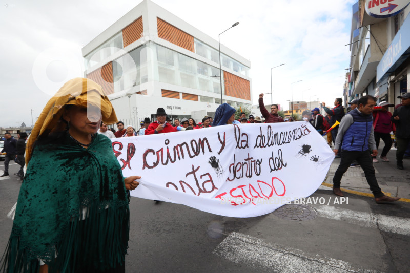 LATACUNGA MARCHA INSEGURIDAD