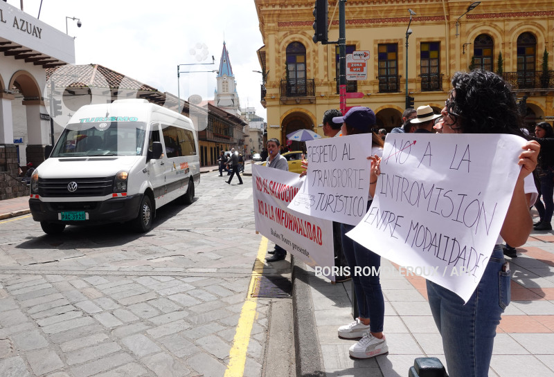 CUENCA-PROTESTA TRANSPORTE TURSTICO
