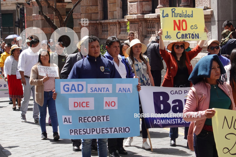 CUENCA-MARCHA CONAGOPARE-GAD PARROQUIALES