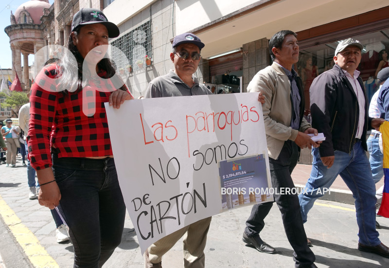 CUENCA-MARCHA CONAGOPARE-GAD PARROQUIALES