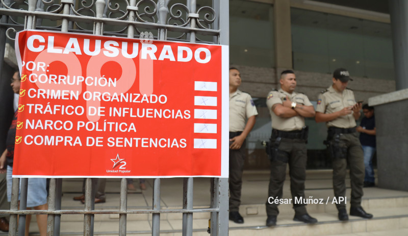 GYE-PLANTON CORRUPCION JUDICIAL