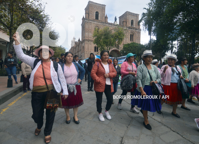 CUENCA-MARCHA CONTRA MINERAS-A FAVOR DEL AGUA