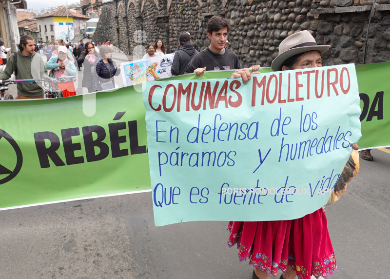 CUENCA-MARCHA CONTRA MINERAS-A FAVOR DEL AGUA