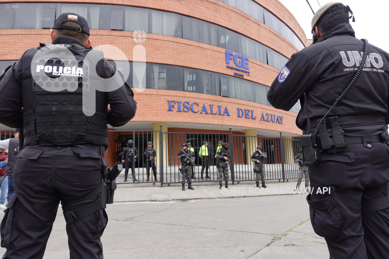 CUENCA-AMENAZA BOMBA-FISCALIA AZUAY