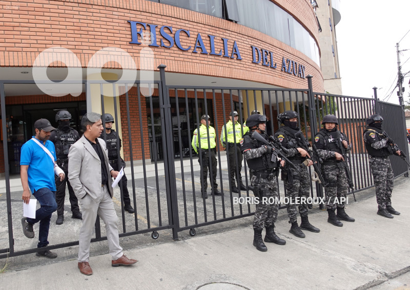 CUENCA-AMENAZA BOMBA-FISCALIA AZUAY