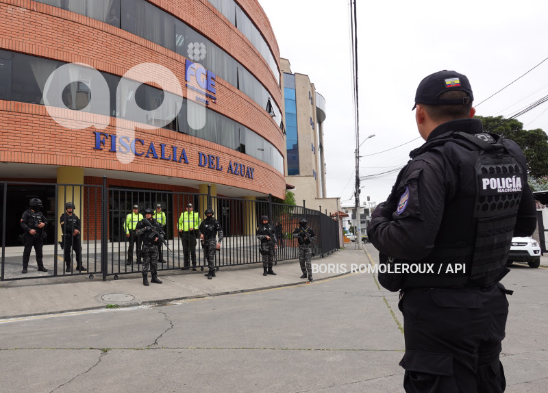 CUENCA-AMENAZA BOMBA-FISCALIA AZUAY