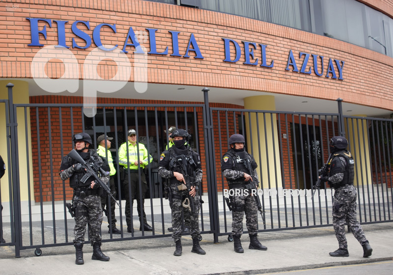 CUENCA-AMENAZA BOMBA-FISCALIA AZUAY