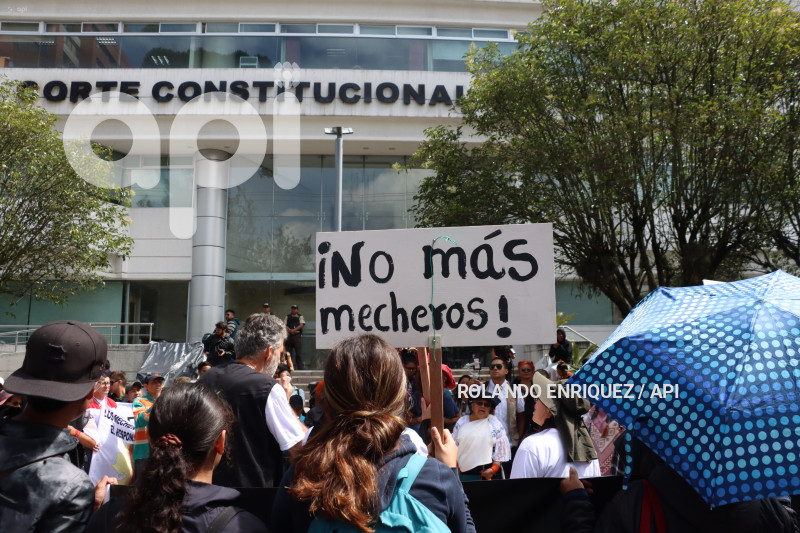 PLANTON-APAGUEN-MECHEROS-CORTE-CONSTITUCIONAL