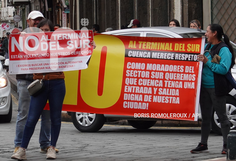 CUENCA-PLANTON-NO-AL TERMINAL SUR