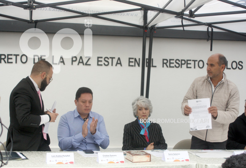 CUENCA-COLOCACION PRIMERA PIEDRA-VICTIMAS FEMICIDIOS