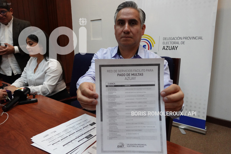 CUENCA-CNE-PAGOS MULTAS ELECTORALES EN LINEA