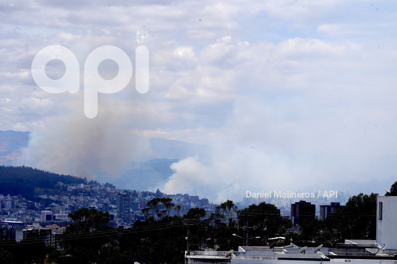 INCENDIO VISTO DESDE NORTE