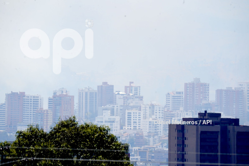 INCENDIO VISTO DESDE NORTE