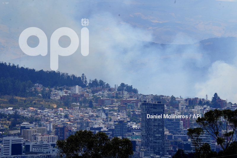 INCENDIO VISTO DESDE NORTE