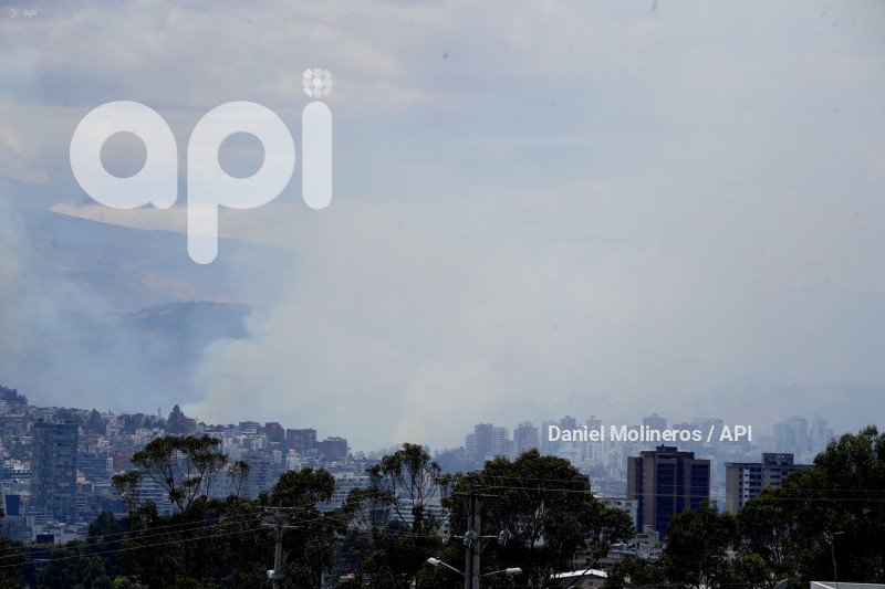 INCENDIO VISTO DESDE NORTE