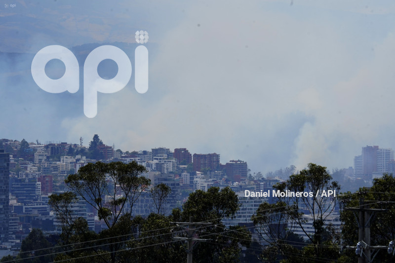 INCENDIO VISTO DESDE NORTE