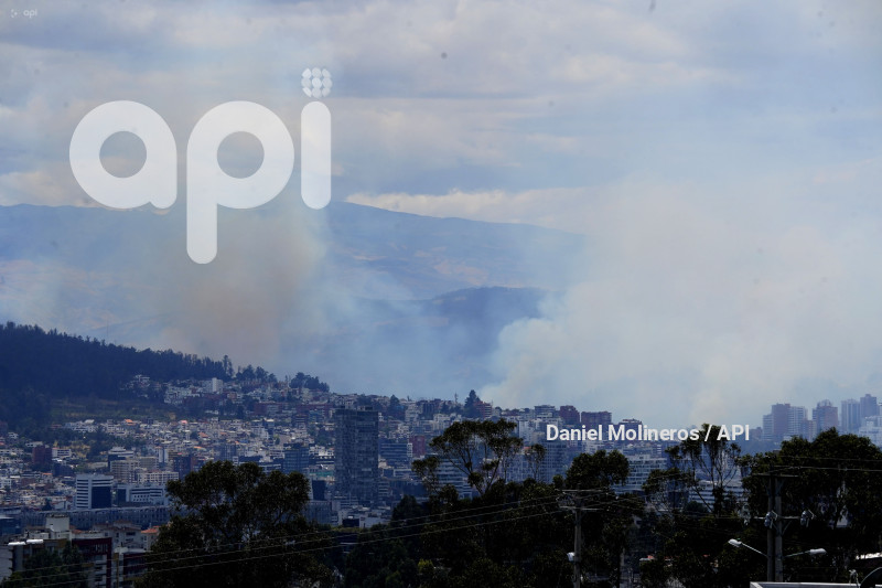 INCENDIO VISTO DESDE NORTE