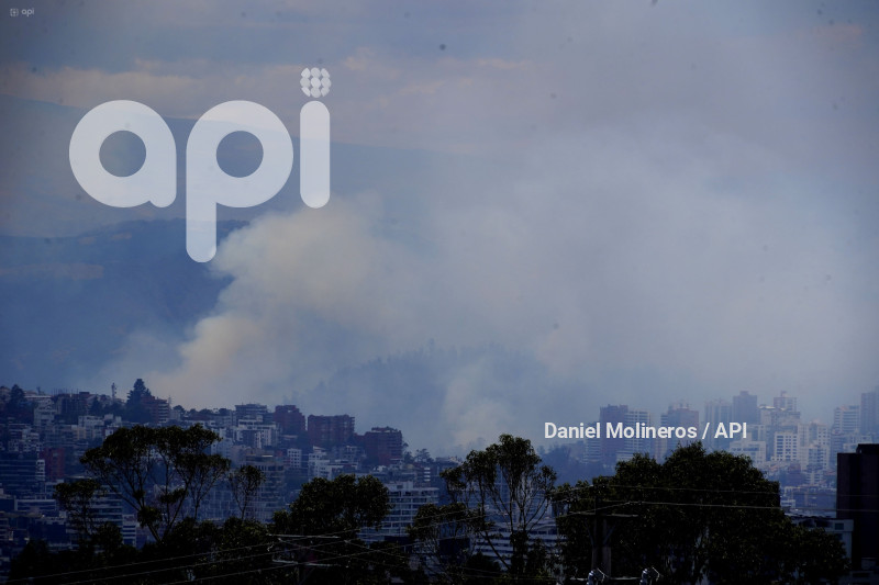 INCENDIO VISTO DESDE NORTE