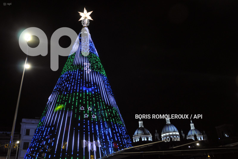 CUENCA -ENCENDIDO-ARBOL DE NAVIDAD