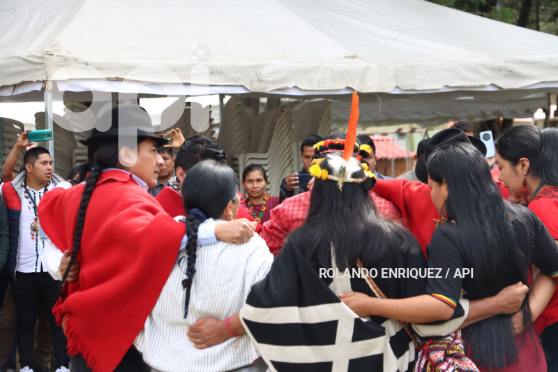 CONAIE REUNION DE AUTORIDADES COMUNITARIAS