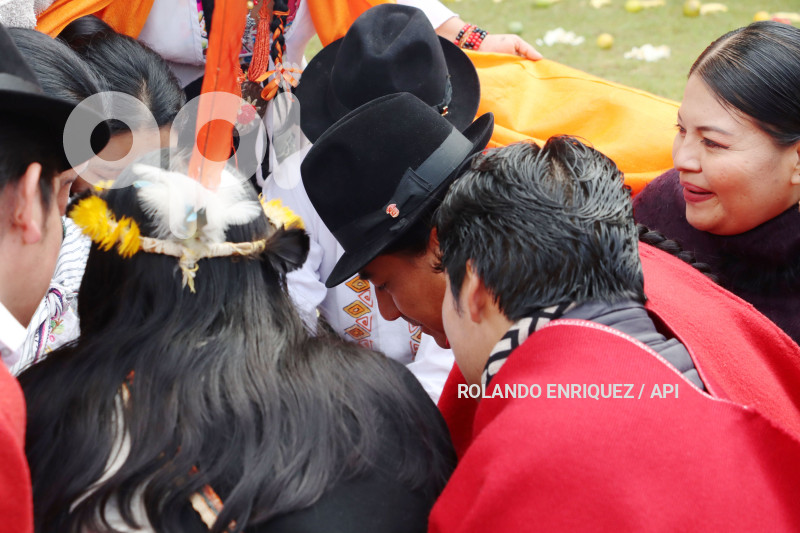 CONAIE REUNION DE AUTORIDADES COMUNITARIAS