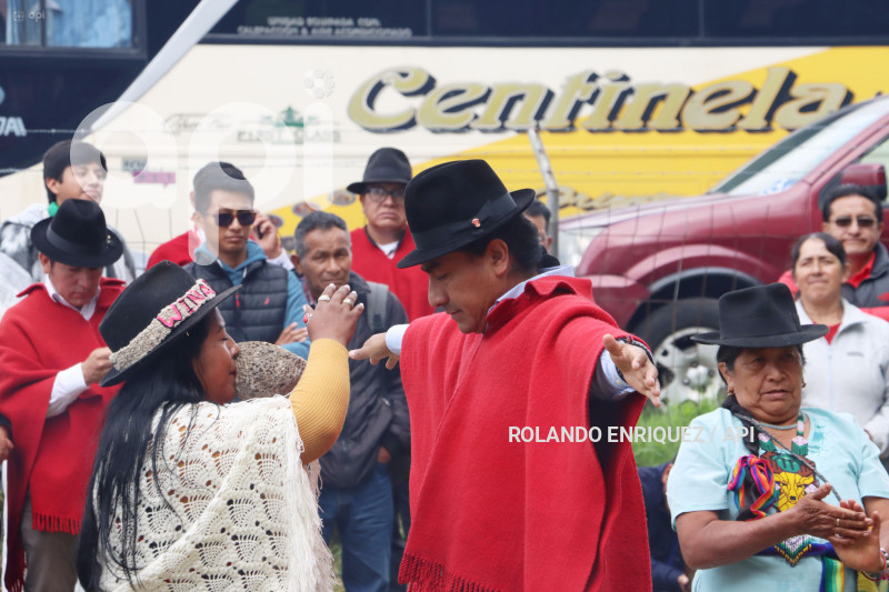 CONAIE REUNION DE AUTORIDADES COMUNITARIAS
