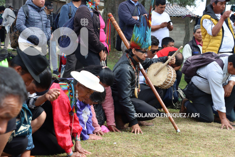 CONAIE REUNION DE AUTORIDADES COMUNITARIAS