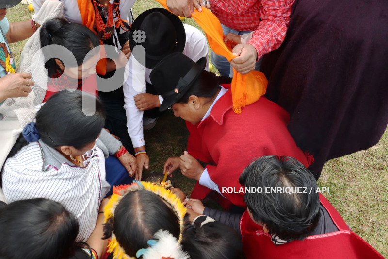 CONAIE REUNION DE AUTORIDADES COMUNITARIAS
