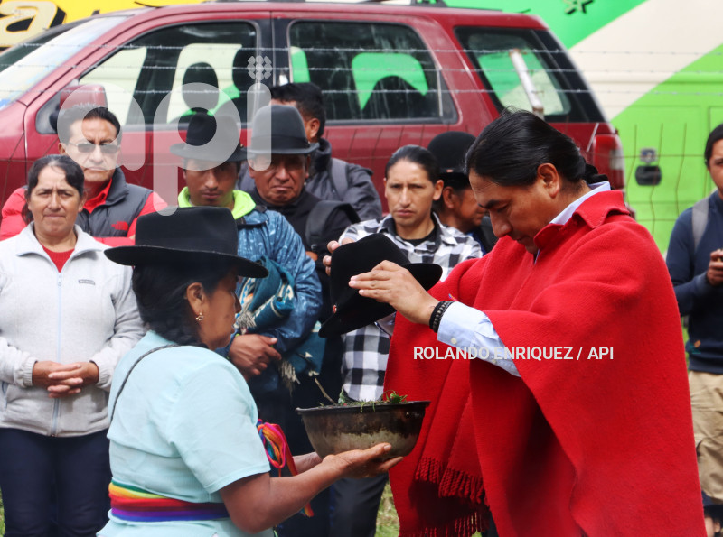 CONAIE REUNION DE AUTORIDADES COMUNITARIAS