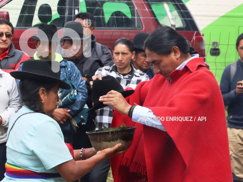 CONAIE REUNION DE AUTORIDADES COMUNITARIAS