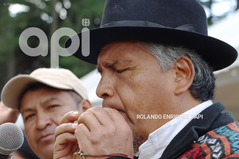 CONAIE REUNION DE AUTORIDADES COMUNITARIAS