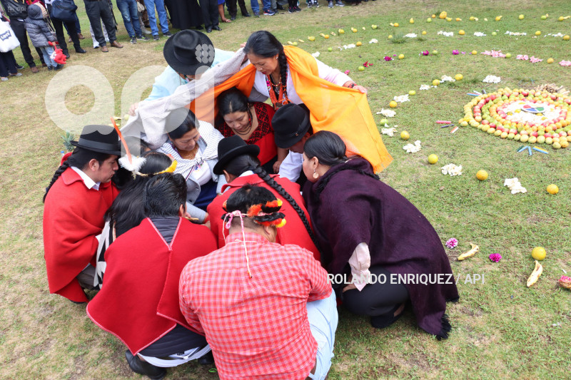 CONAIE REUNION DE AUTORIDADES COMUNITARIAS